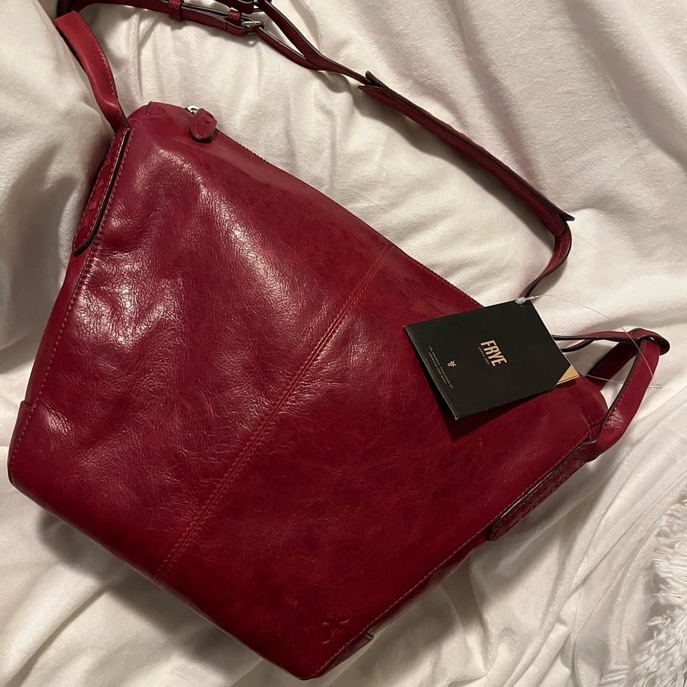 Frye Women's Leather Shoulder Bag - Red